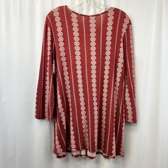 Lime n Chili Women’s Embroidered Top 3/4 Sleeve Multicolor Size Large - Picture 5 of 7